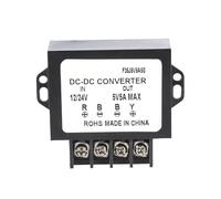 Lerpwige DC12~24V to 5V 3A/5A Power Converter Cars Power Supply Voltage Regulator Adapter for 5V Electronic Products