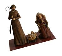 Lerpwige Decorative Religious Nativity Scene For Christmas Decors Collector Display Durability Biblical Scene Figurine Decors Decorative Nativity Figurines