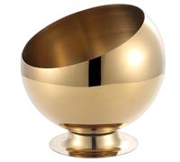 Lerpwige Decorative Snacks Dispenser Bowl with Metal Base Office Desk Accessory Organizers for Counter Desk Parties Use Wind Proof Ashtray with Base