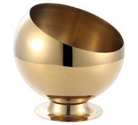 Lerpwige Decorative Snacks Dispenser Bowl with Metal Base Office Desk Accessory Organizers for Counter Desk Parties Use Wind Proof Ashtray with Base