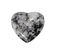 Lerpwige Delicate Heart Necklace Pendant Heart Jewellery Findings Stone Texture Suitable for Jewellery Development and Accessories