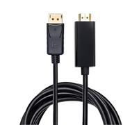 Lerpwige DisplayPort HDTV Connection Extension Cable for Uncompressed Auditory Channels and 1080p Video Hearing Transmission