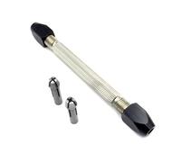 Lerpwige Double Ended Hand Drill Pin Vice for Watch Back Covers Removal Precise Watch Repair Tool Hand Drill