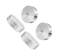 Lerpwige Durability Stainless Steel Music Box Pad Auditory Shock-Absorbing Feet Acoustics Isolation And Stability 49x15mm