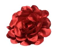 Lerpwige Elegant 24 cm Handmade Lapel Pin Beautiful Satin Floral Lapel Pin Delicate Brooch Jewellery For Work And Business