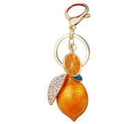 Lerpwige Elegant Styles Korean Cartoon Lemon Key Chain Pendant For Students And Cute Girls Clothing Jewellery Accessories Beautiful Fashion Keyring, b, One Size