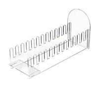 Lerpwige Erase Multicolour Acrylic Card Holder Shelf with 12 Adjustable Shelves