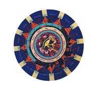 Lerpwige Esoteric Astrology Pendulum Mat Dowsing Pendulum Rubber Divination Accessories for Star Alignment