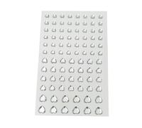 Lerpwige Facial Rhinestones Beads Sparkling Face Jewellery Beauty Diamonds Unique Make Up Enthusiasts Gemstone For Social Gatherings