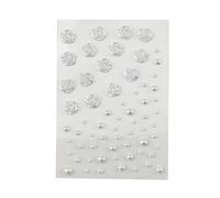 Lerpwige Facial Rhinestones Beads Sparkling Face Jewellery Beauty Diamonds Unique Make Up Enthusiasts Gemstone For Social Gatherings