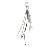 Lerpwige Fashion Pendant Fish Bone Rope Pendant Keychain Pendant Backpack Decoration Hanging Origin for Women Girls