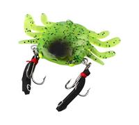 Lerpwige Fishing Crab Curls Soft Bait Jigs Lures Artificial Swimbait Plastic for Freshwater Saltwater Fishing