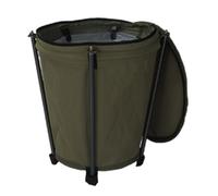 Lerpwige Folding Camping Rubbish Can Garden Bin Bag with Lid Reusable Garden Waste Bag Portable Bin Container Duration