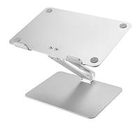 Lerpwige Folding Laptop Stand Aluminium Height Adjustable Notebook Cooling Holder Foldable Holder for All 7-17 Inch Tablets PC