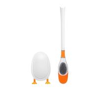 Lerpwige For Creative Duck Shape Toilet Bowl Brush Long Strip Toilet Cleaning