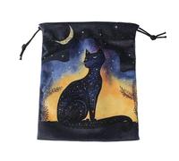 Lerpwige Fortune Telling Tablecloth Oracle Card Deck Table Board Game Bag Drawstring Jewelry Tarot Gifts Wedding Bag