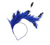 Lerpwige Glitter Headband for Costume Parties Soft Adjustable Headband with Comfortable Feather Hair Band for Themes and Stage Shows of the 1920s