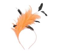 Lerpwige Glitter Headband for Costume Parties Soft Adjustable Headband with Comfortable Feather Hair Band for Themes and Stage Shows of the 1920s