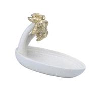 Lerpwige Gold and White Mosque Tower Display Desktop Ornament Islamics Cultural Decors Ramadans Eid Mubaraks Decors Storage Box Islamics Eid Mubaraks Decors