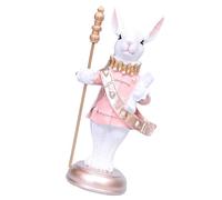 Lerpwige Handmade Easters Rabbit Sculpture Display Ornament Perfect for Holiday Lovers and Interior Decoration Lovers