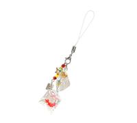 Lerpwige Handmade Mobile Charm Golden Fish and Beads Phone Cord Accessories for Nature Lovers and Style Lovers Gift Accessories