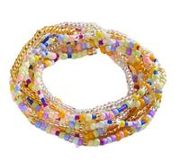 Lerpwige Handmade Multilayer Work Beach Beads Bracelet Styles Waterproof Jewellery Accessories for Women Outfits Waterproof Jewellery, one size, As described