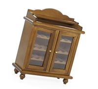 Lerpwige Handwellentwickel Miniature Wine Cellar Furniture Model for Collectors and Miniatures 1/12 Dollhouses Amateur