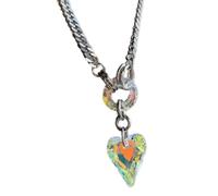 Lerpwige Heart Shape Pendant Necklace Adjustable Length Neck Chain Elegant Hardness for Daily Wear and Party Fashion Jewelry for Women