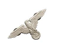 Lerpwige Historical Role Play Bird Pin Collection Alloy Badge for Costume Events and Souvenir Collectors Metal Badge Vintage Communist Memorabilia Pin, silver, One Size