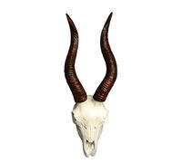 Lerpwige Home Decors Cow Skull Head Wall Art Decors Long Horn Head Wall Sculpture Decorative Animal Craft For Farmhouses