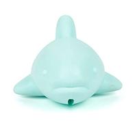 Lerpwige Interactive Chew Toy with Treat Dispenser Silicone Fish Shape Promotes Instincts Mental Dental Health Silicone Cat Treat Dispenser