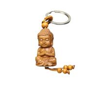 Lerpwige Keychain Pendant Blessing Conveniently Keychain Buddhas Ornament For Artistic Accessories Enthusiasts