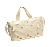 Lerpwige Maternity Shoulder Bag Portable Handbag With Ample Space For Baby Supplies With Lovely Embroidery Pattern Diaper Case
