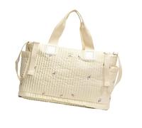 Lerpwige Maternity Shoulder Bag Portable Handbag With Ample Space For Baby Supplies With Lovely Embroidery Pattern Diaper Case