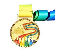 Lerpwige Metal Award Medals Amateur Sports Medals Winner with Ribbon for Children Teen Event Classroom School Sports Cycling