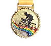 Lerpwige Metal Award Medals Amateur Sports Medals Winner with Ribbon for Children Teen Event Classroom School Sports Cycling