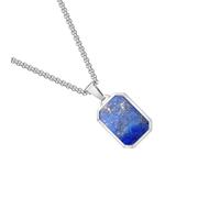 Lerpwige Modern Rectangular Necklace Distinctive Necklace Stainless Steel Texture Suitable For Trendy Parties And Everyday Wear Stainless Steel Unisex