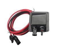 Lerpwige Multi-Purpose Solar Cable Input Box IP68 Soft ABS Includes 10 ft Solar Panel Copper Cable Daily Use Waterproof ABS Junctions Box