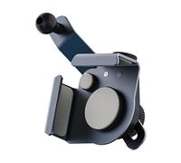 Lerpwige Not Shake Car Phone Mount 17mm Aluminum Brackets Height Adjustable Rotation Systems Automotive Phone Holder For Travel