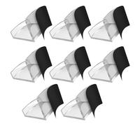 Lerpwige Pack of 4/6/8/12 Wall Mounted Display Stand Acrylic Baseball Caps Hangers Rack Space Economical Hat Hook For Household