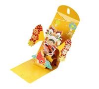Lerpwige Paper 2025 Year of the Snake 3D Red Envelopes for Family and Friends Gift Money Packets Traditional Spring Festival