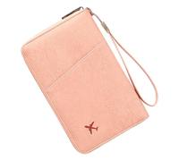 Lerpwige Passport Covers Document Pockets with Blocker and Secure Zip Design for Frequent Travelers and Explorers Blocking the Passport Case, a