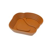 Lerpwige Plastic Reptile Water Bowl Multiple Stages Disposable Basins for Turtles Feeding Bathing Habitat Water Bowl with Ramps Reptiles Sunbathing and Feeding Station