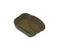 Lerpwige Plastic Reptile Water Bowl Multiple Stages Disposable Basins for Turtles Feeding Bathing Habitat Water Bowl with Ramps Reptiles Sunbathing and Feeding Station