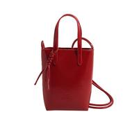 Lerpwige PU Leather Crossbody Bag For Women Solid Color Shoulder Bag Retro Handbag And Purse Top Handle Commuting Women Crossbody Retro Shoulder Pu Leather Handbag Fashion Commuting