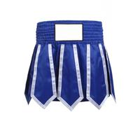 Lerpwige Quick Dry Fighting Sports Shorts Flexible Waistband Comfortable Fabric Short Pants for Boxing Sparring Time Men's Muay Thai Training Short Pants Dark Blue