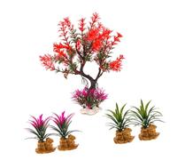 Lerpwige Realistic Plant Fishtanks Decoration Artificial Moss Plant With Resin Base For Home Use Aquariums Landscaping Ornament