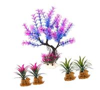 Lerpwige Realistic Plant Fishtanks Decoration Artificial Moss Plant With Resin Base For Home Use Aquariums Landscaping Ornament