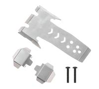 Lerpwige Remote Control Model Stainless Steel Skid Plate Chassis For OPTICH10 Toy Collection Kits For Remote Control Car Upgrades Chassis Protector