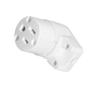 Lerpwige Rotatable AC110V Electrical Socket with Polarized Grounding for 5 15R Compatibility Electrical Connector Power Socket